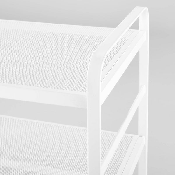 2 Tier Shoe Rack Black Metal Mesh - Brightroom™