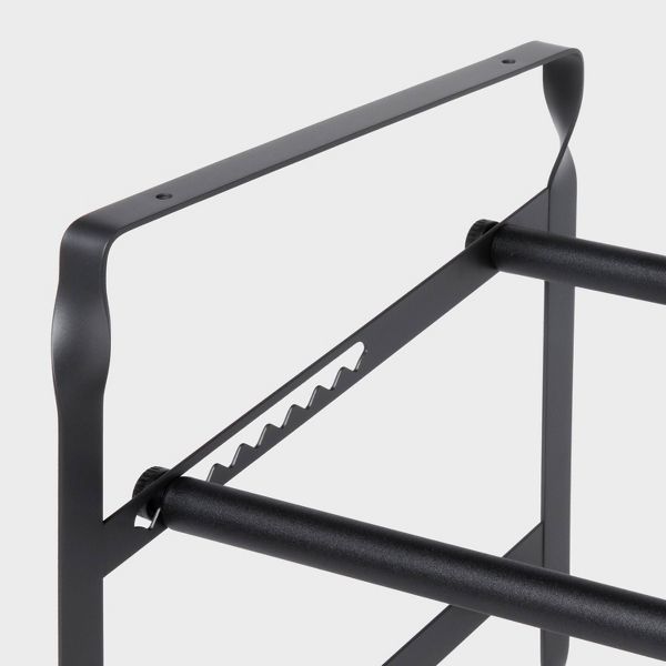 2 Tier Expandable Shoe Rack Black - Brightroom™