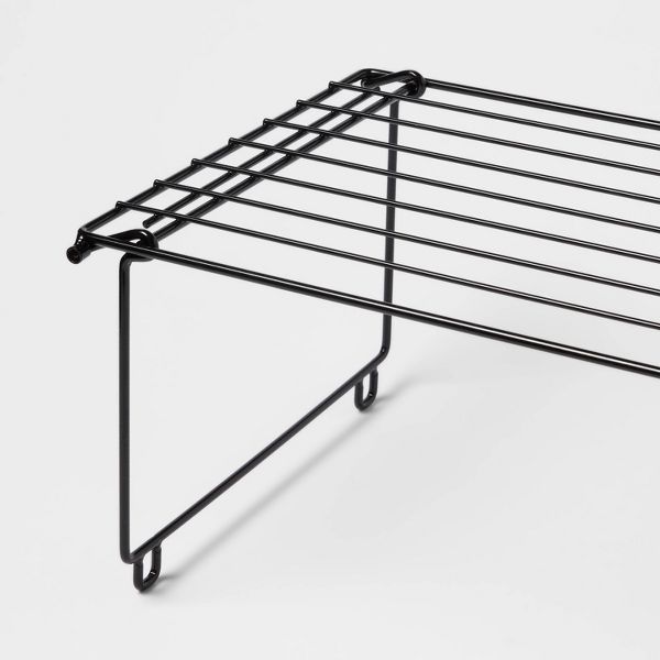 Stackable Single Shoe Rack Black - Brightroom™