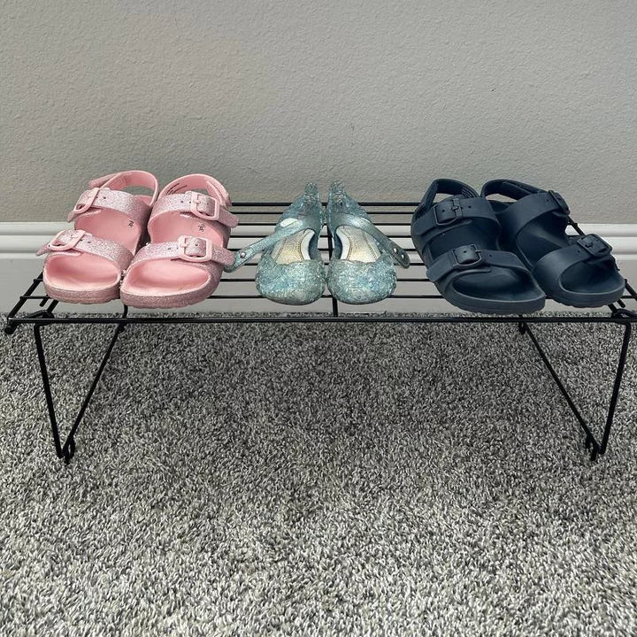 Stackable Single Shoe Rack Black - Brightroom™