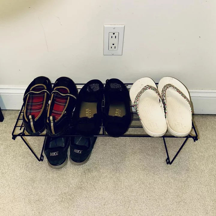 Stackable Single Shoe Rack Black - Brightroom™